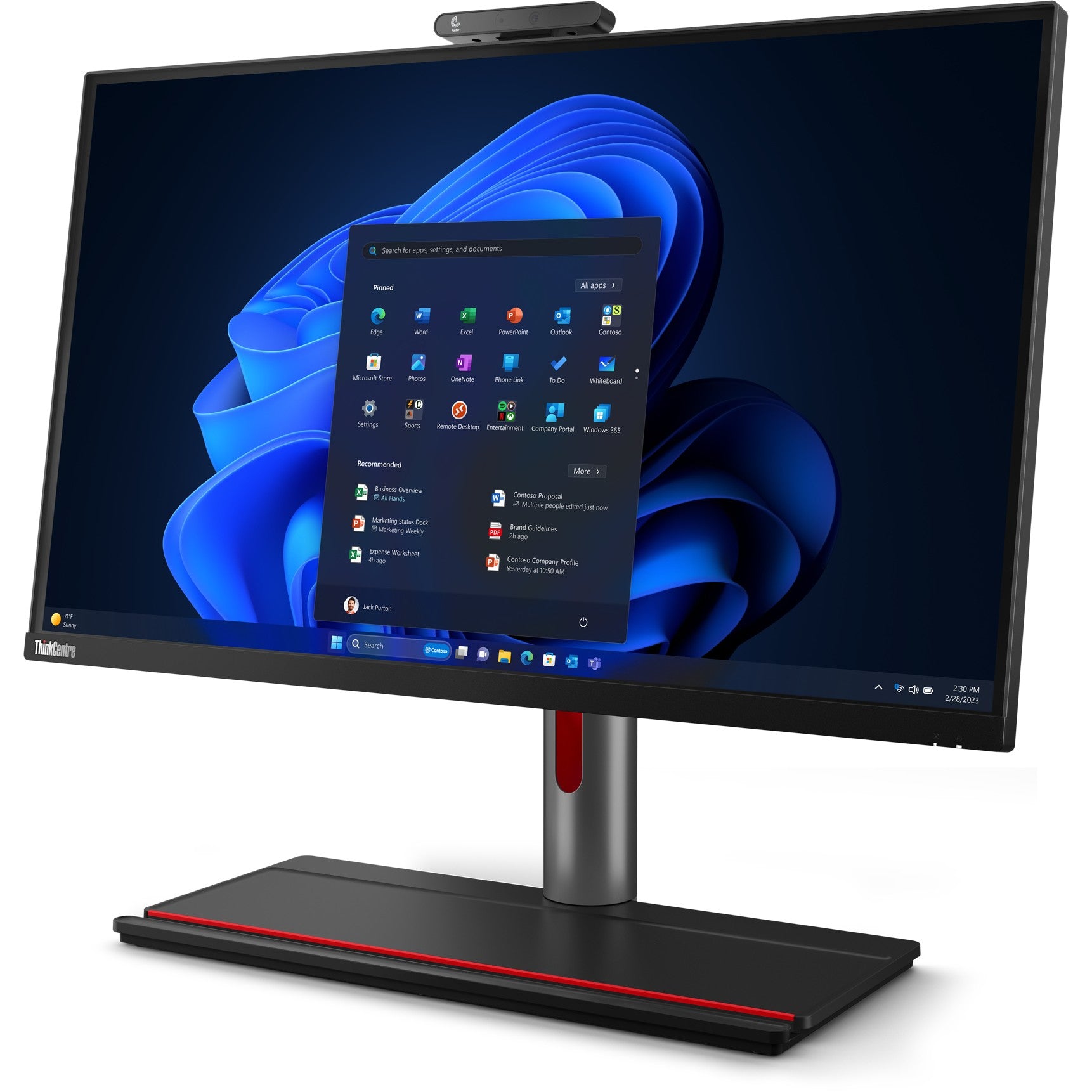 Lenovo ThinkCentre M90a Pro G4 AIO 27" i5-13500 16/512 QHD W11P