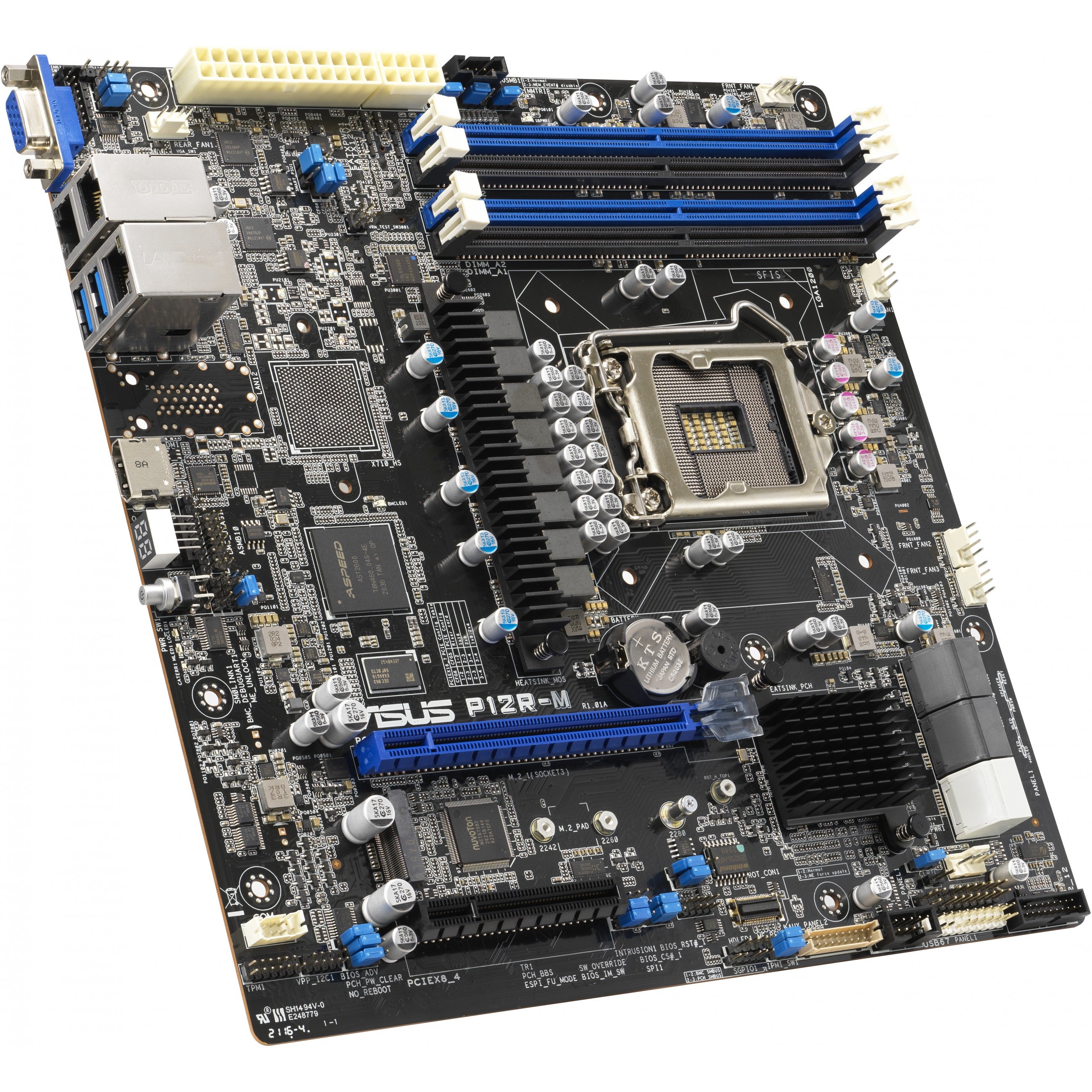 ASUS P12R-M microATX 1x LGA 1200 DDR4 2x1G