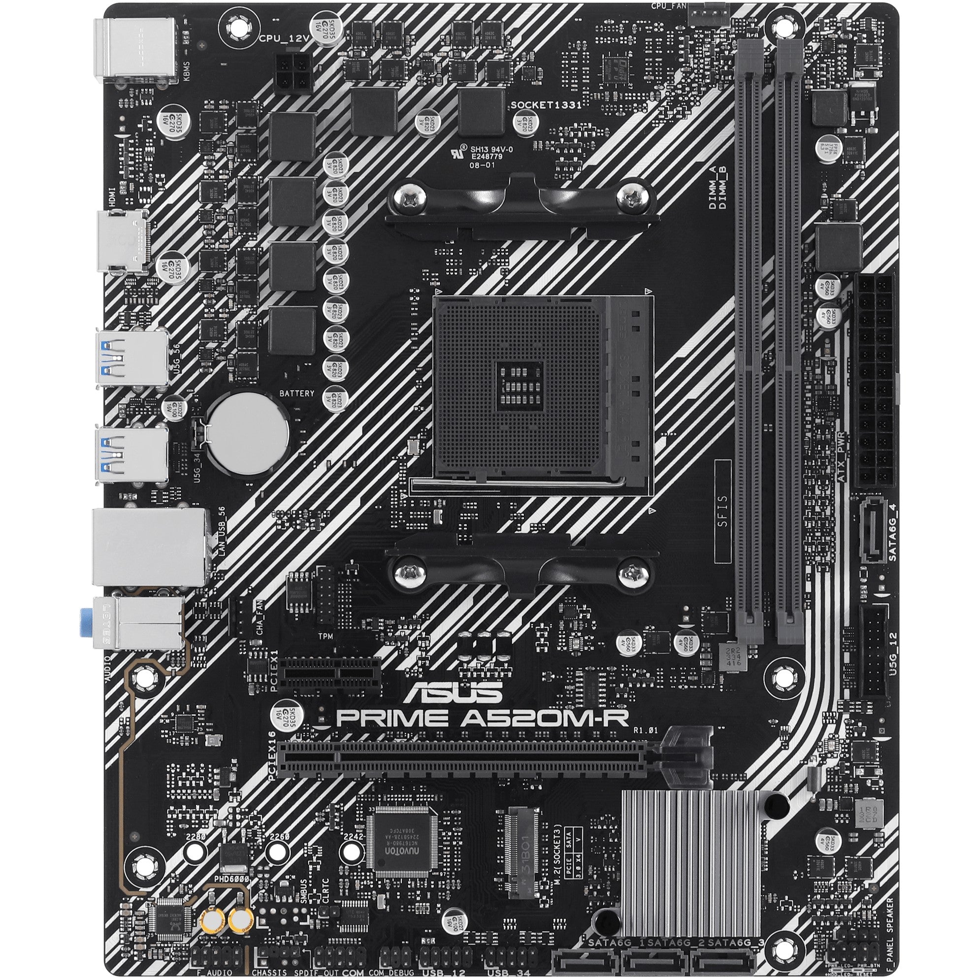 MB ASUS PRIME A520M-R (AMD.AM4.DDR4.mATX)