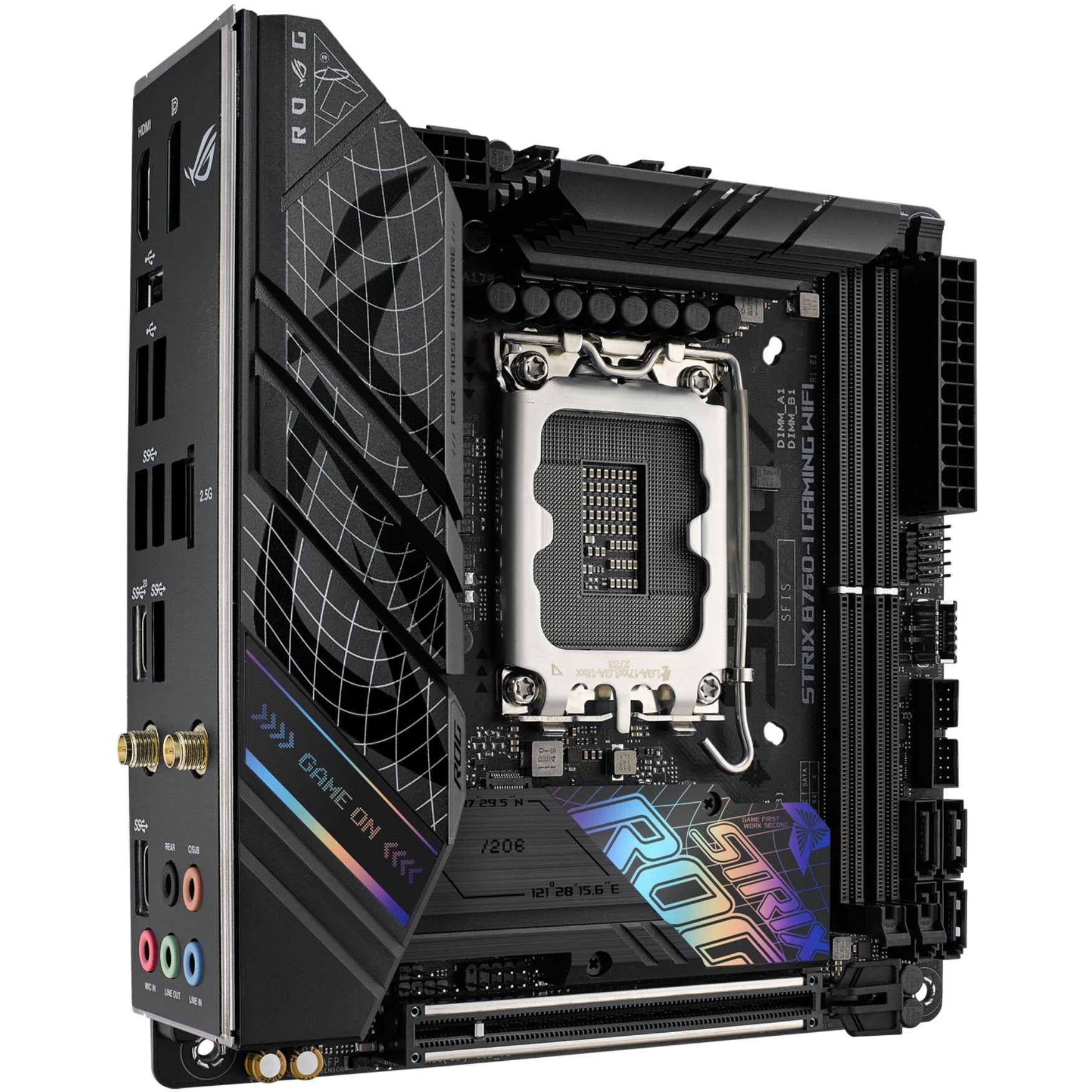 ASUS MB B760-I GAMING S.1700 MITX USB3.2 Gen2.USB-C Gen1.Gigabit LAN