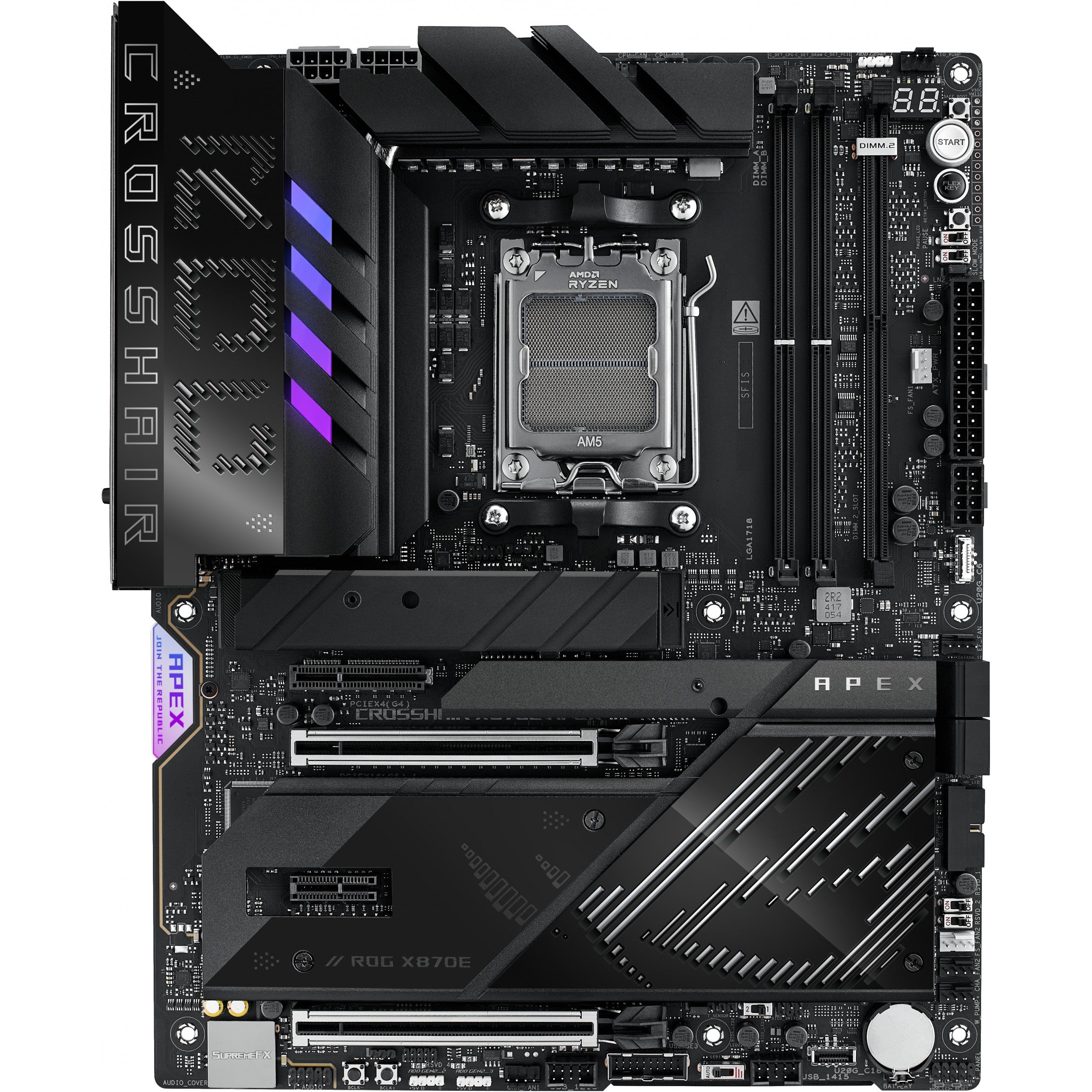 MB ASUS ROG CROSSHAIR X870E APEX (AMD.AM5.DDR5.ATX)