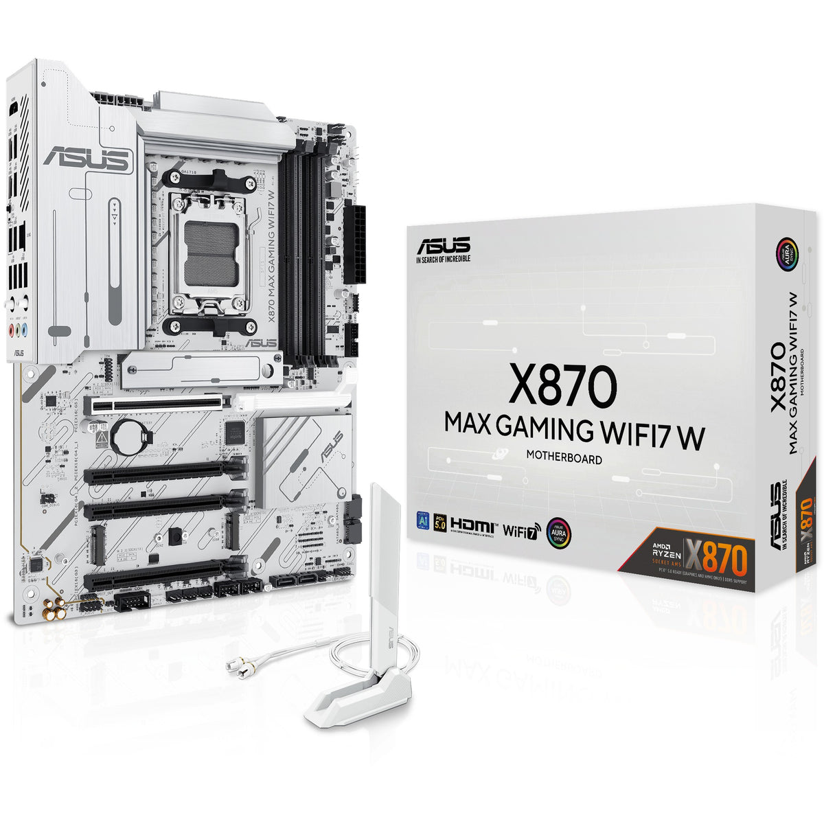 MB ASUS X870 MAX GAMING WIFI7 W (AMD.AM5.DDR5.ATX)