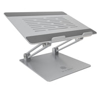 ICY BOX IB-NH300, Notebookhalter höhenverstellbar, Aluminium, für Notebooks bis 17" (43 cm)