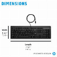HP HP 125 USB KEYBOARD UKRAINIAN – Ansicht 4
