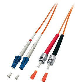 Equip LWL Patchkabel LC->ST 10.00m Multimode Duplex OM2 or Polybeutel
