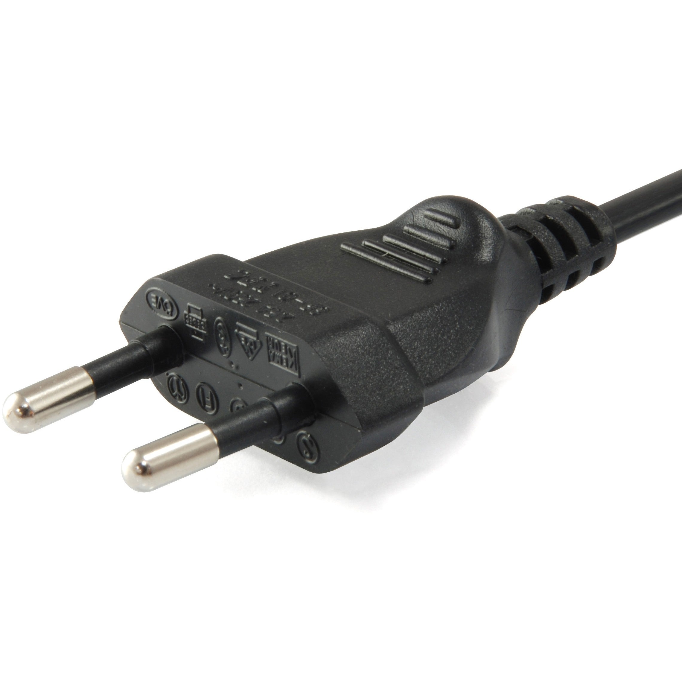Equip IEC-Stromkabel 2pin -> C7 3m St/Bu schwarz