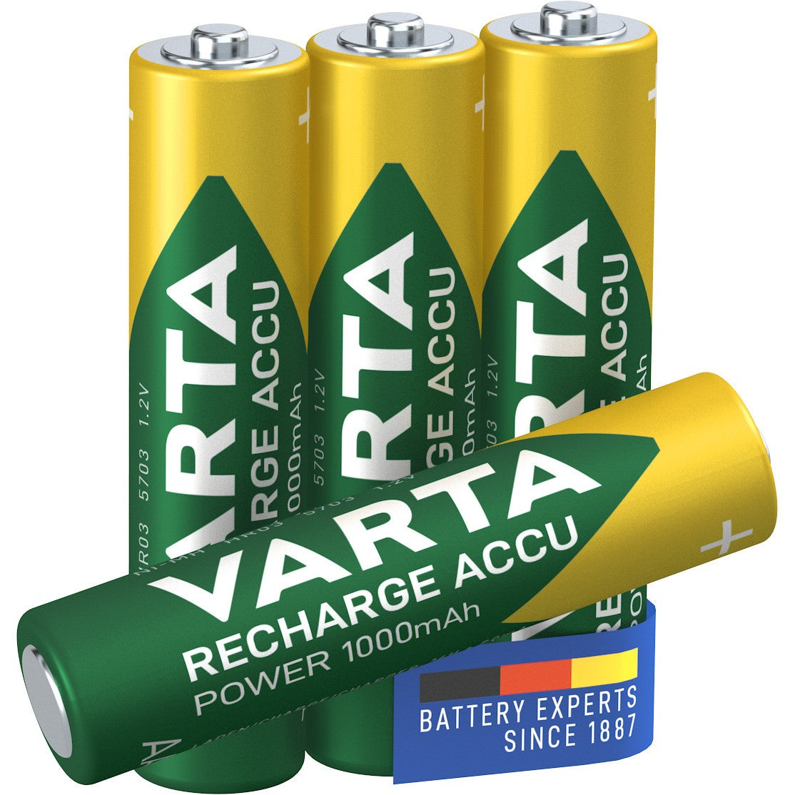 Akku AAA 1.2V (HR03) *Varta* Recharge Accu - 4er-Pack
