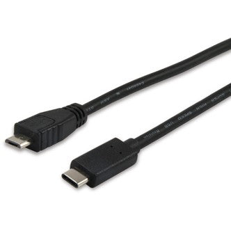 Equip Kabel USB-C 2.0 -> micro B St/St 1.00m schwarz Polybeutel