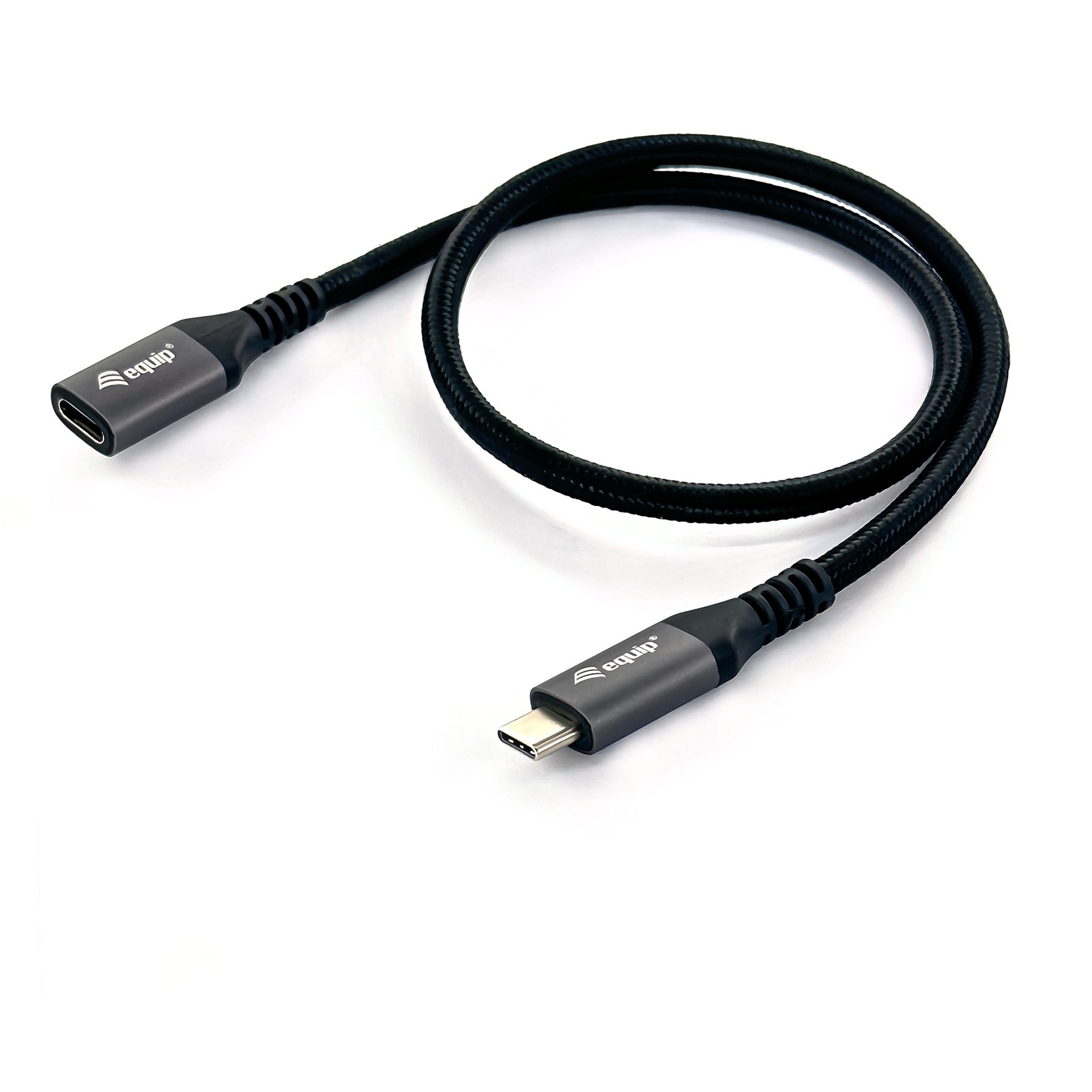 Equip Kabel USB-C 3.2 -> C Verl. St/Bu 0.50m 5A 4K/60Hz sw