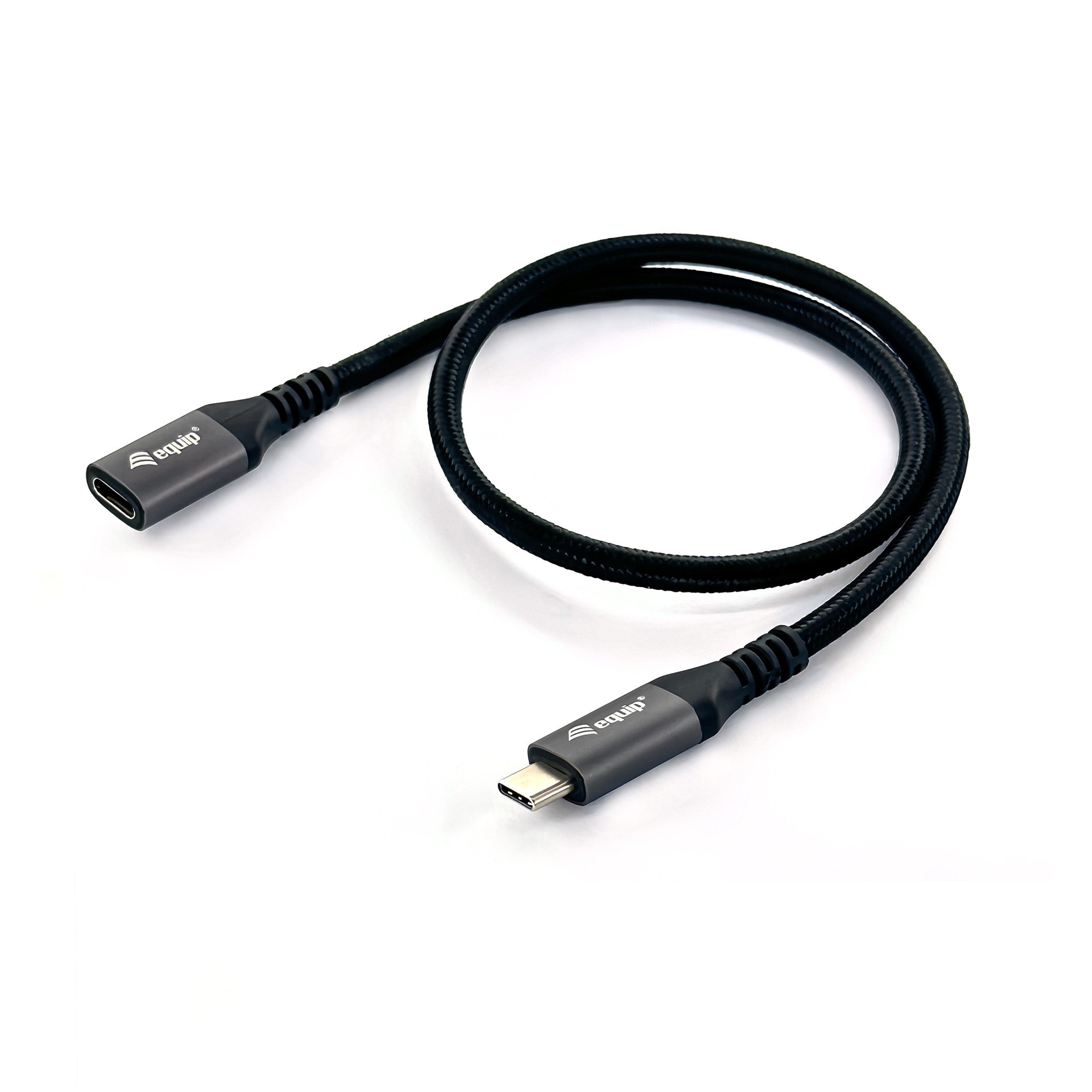 Equip Kabel USB-C 3.2 -> C Verl. St/Bu 1.00m 5A 4K/60Hz sw