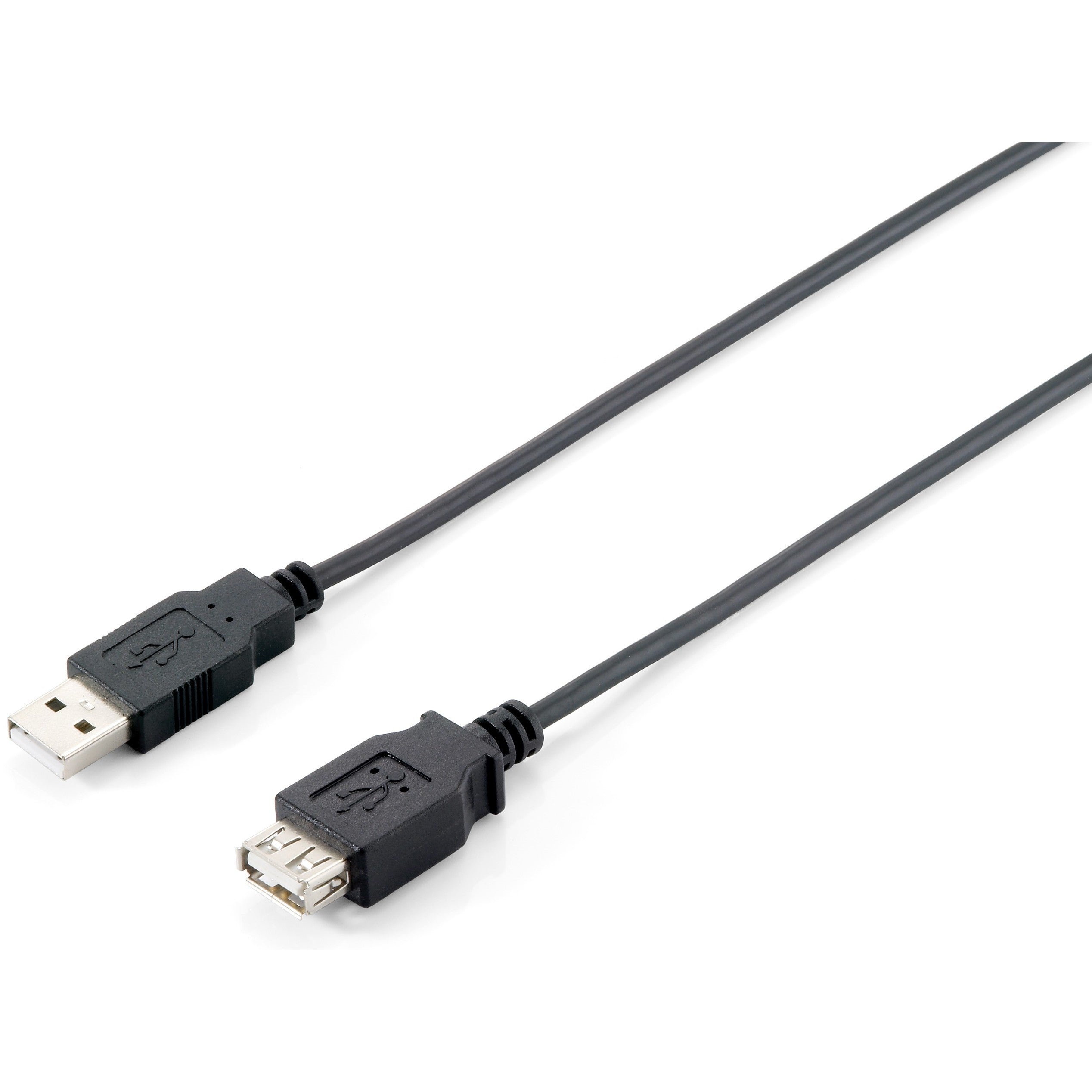Equip Kabel USB-A 2.0 -> A Verl. St/Bu 1.80m 480Mbps sw Polybeutel