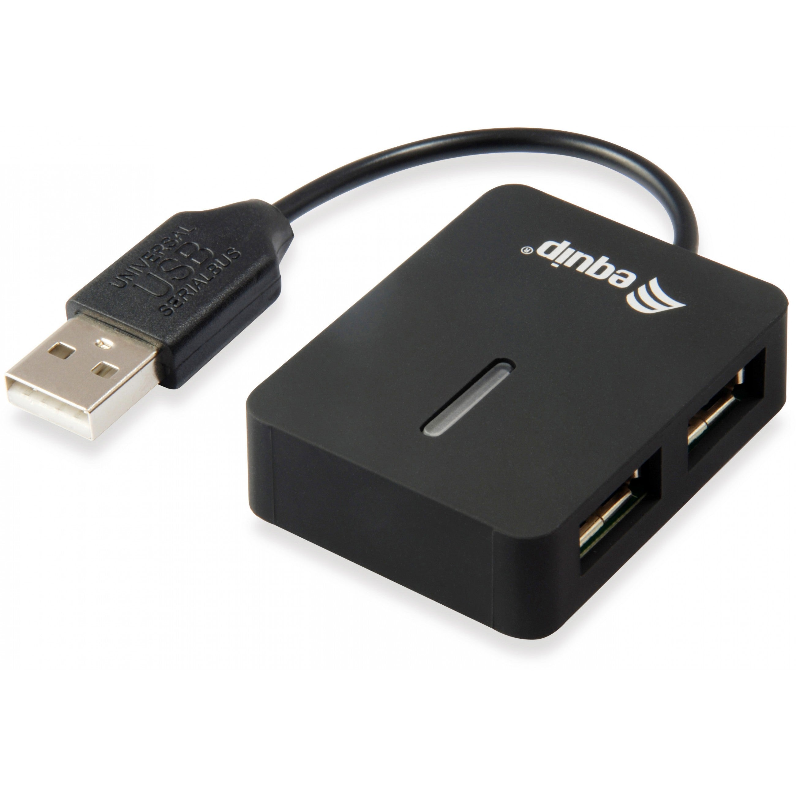 Equip USB-Hub 4-Port 2.0 ->4x2.0 480Mbps o.Netzteil sw