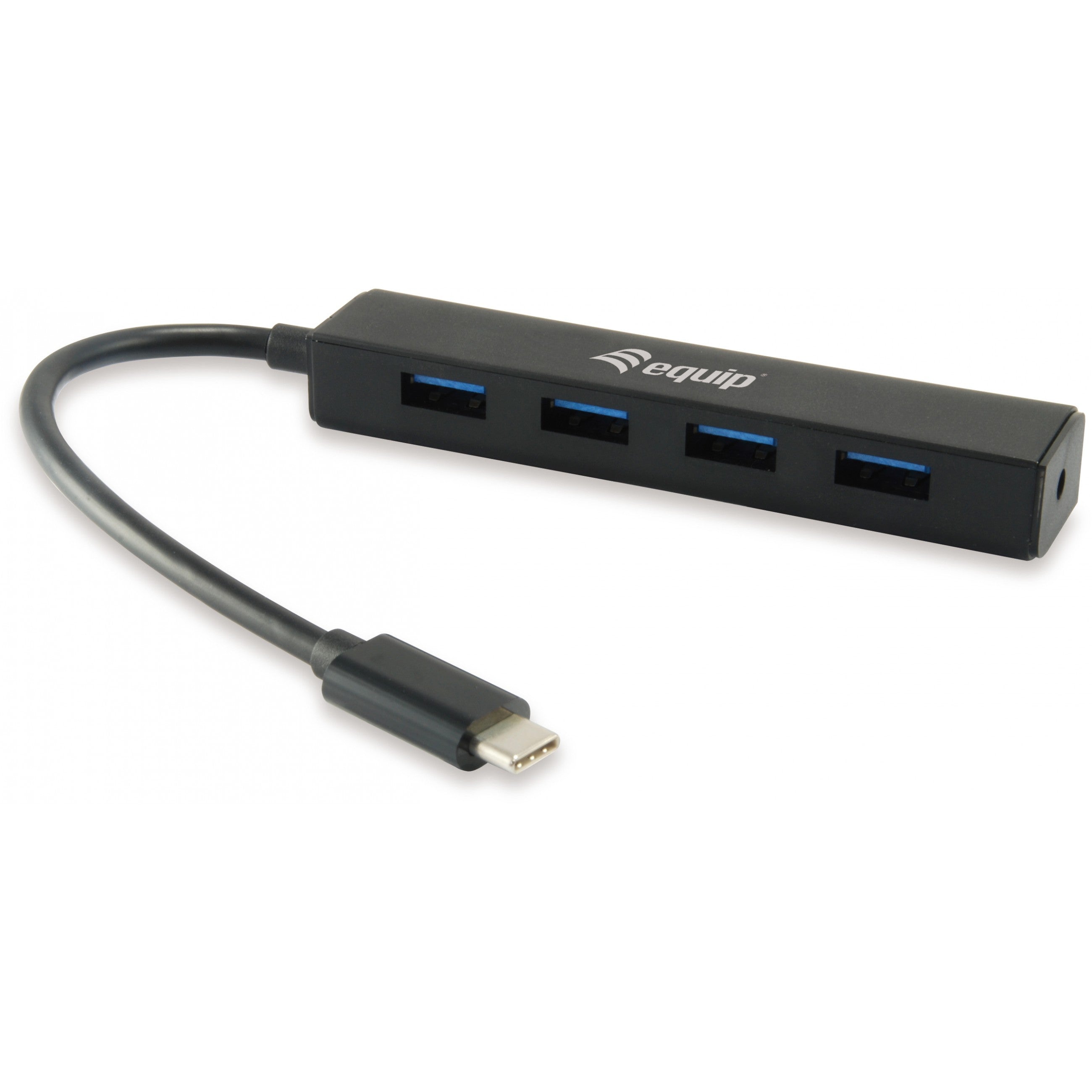 Equip USB-Hub 4-Port 3.2/C->4x3.0 5Gbps o.Netzteil sw