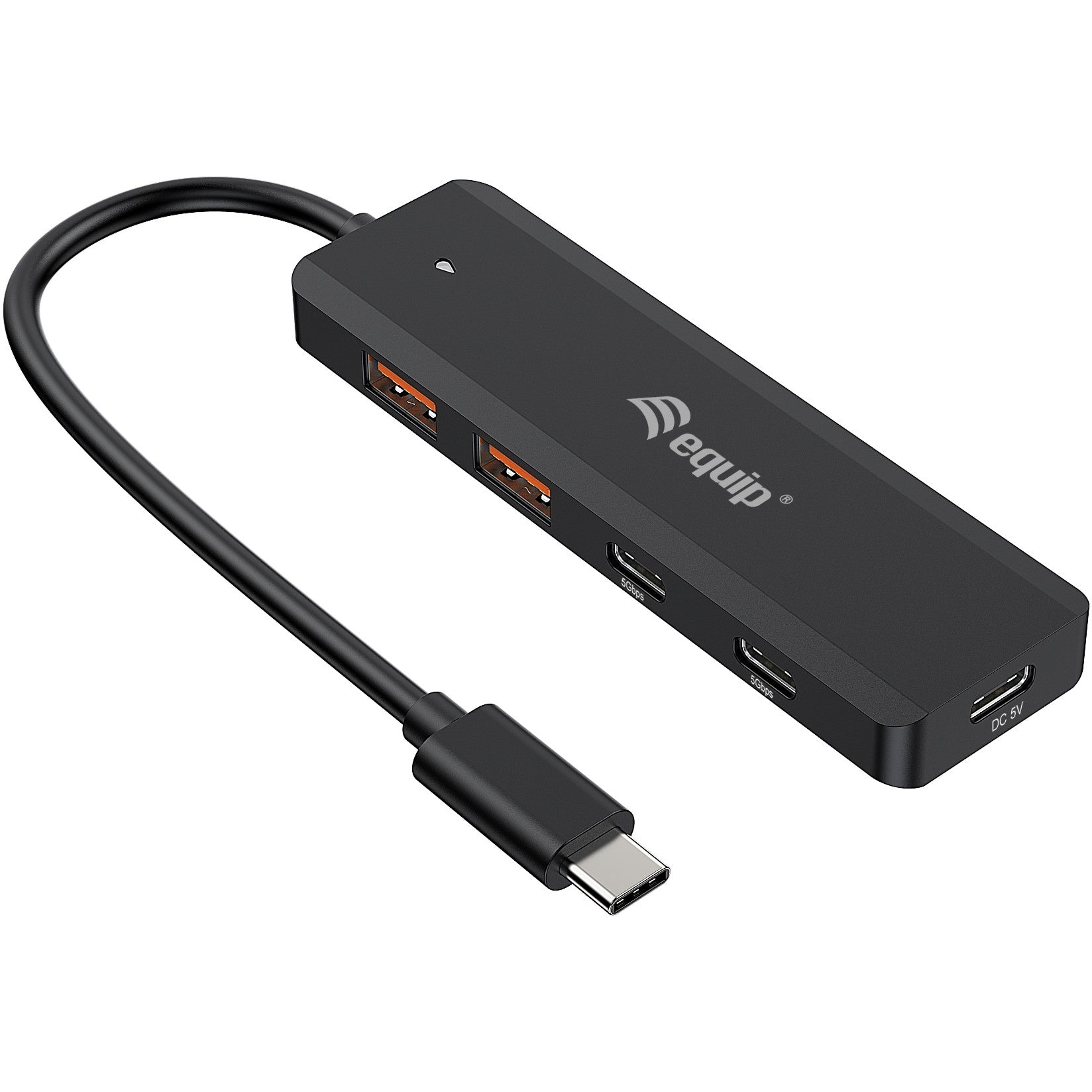 Equip USB-Hub 4-Port 3.2/C->2xUSB-C 2xUSB-A 10Gbps o.Netz.sw
