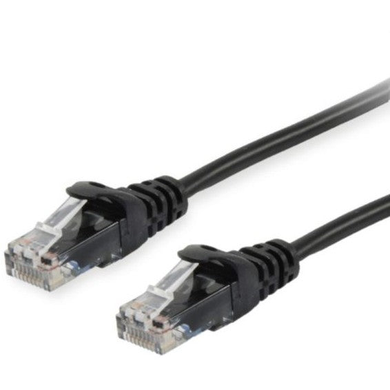Equip Patchkabel Cat6 U/UTP 2xRJ45 0.15m schwarz Polybeutel