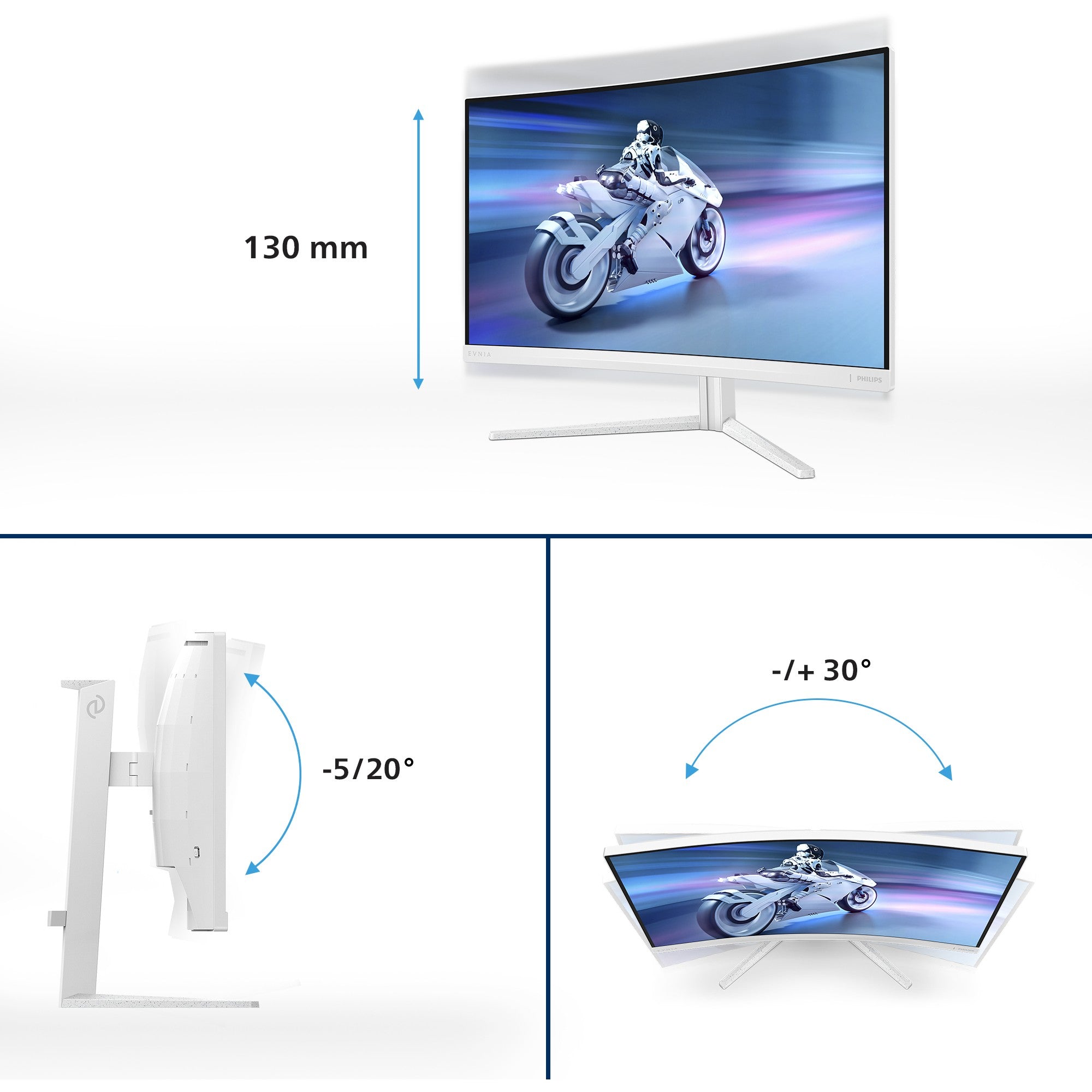 Philips 80.0cm (31.5") 32M2C5501 16:09 2xHDMI+DP Curved w