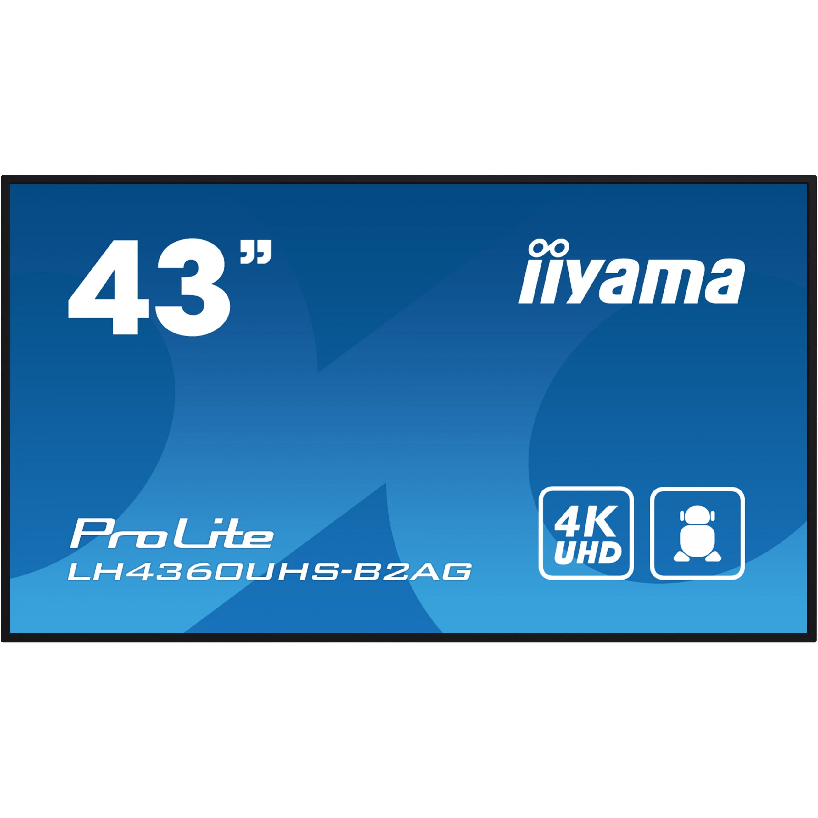 IIYAMA 108.0cm(42.5") LH4360UHS-B2AG 16:9 3xHDMI+2xUSB VA