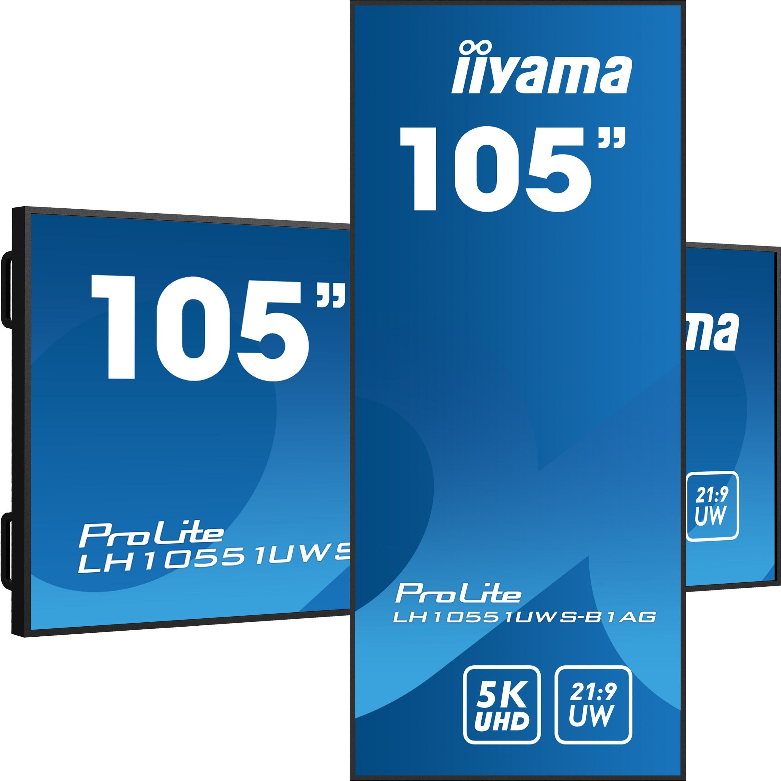 IIYAMA 265.9cm(105") LH10551UWS-B1AG 21:9 HDMI+DP+USB-C bl. retail (Speditionsversand)