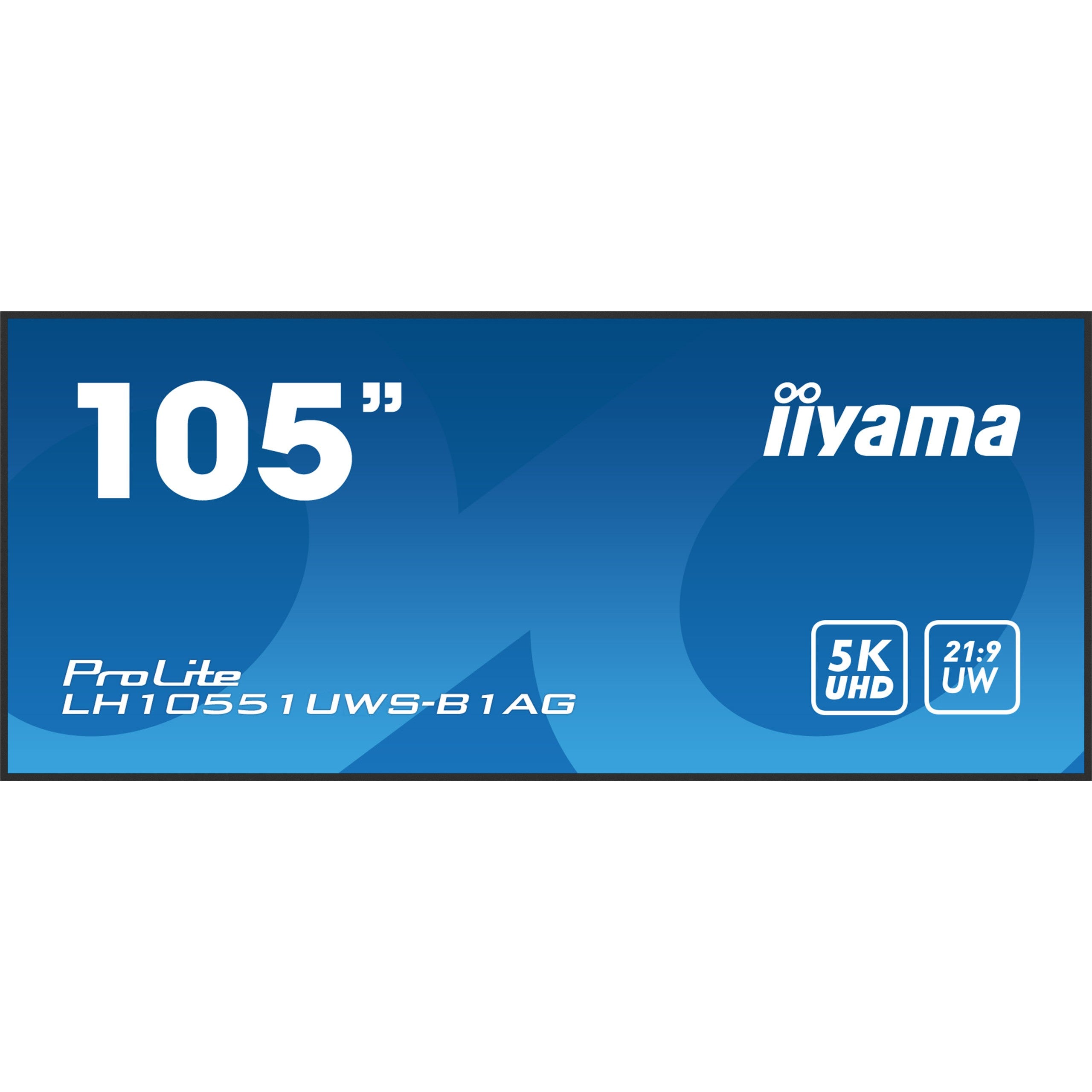 IIYAMA 265.9cm(105") LH10551UWS-B1AG 21:9 HDMI+DP+USB-C bl. retail (Speditionsversand)