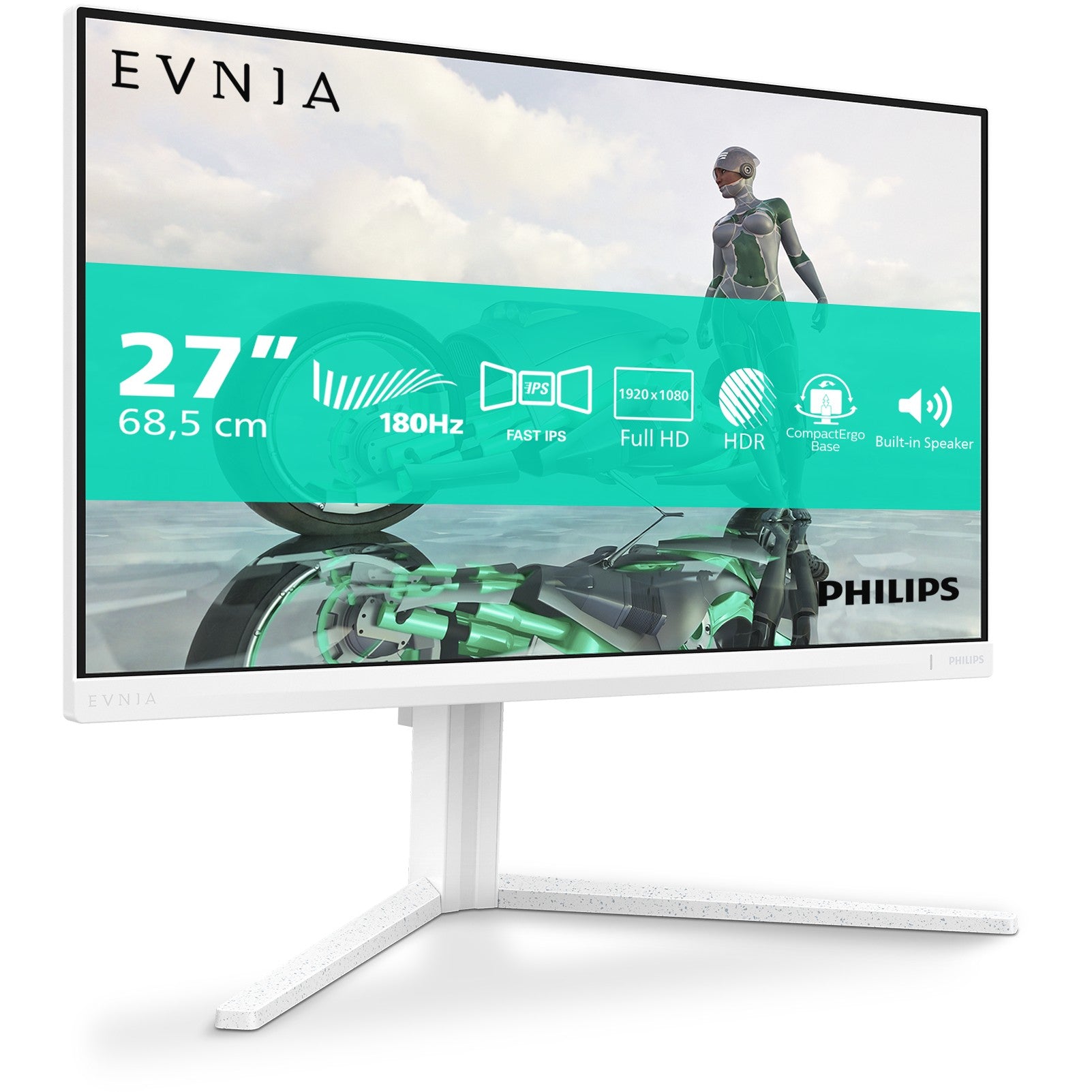 Philips 68.5cm (27.0") 27M2N3201A 16:09 2xHDMI+DP IPS white