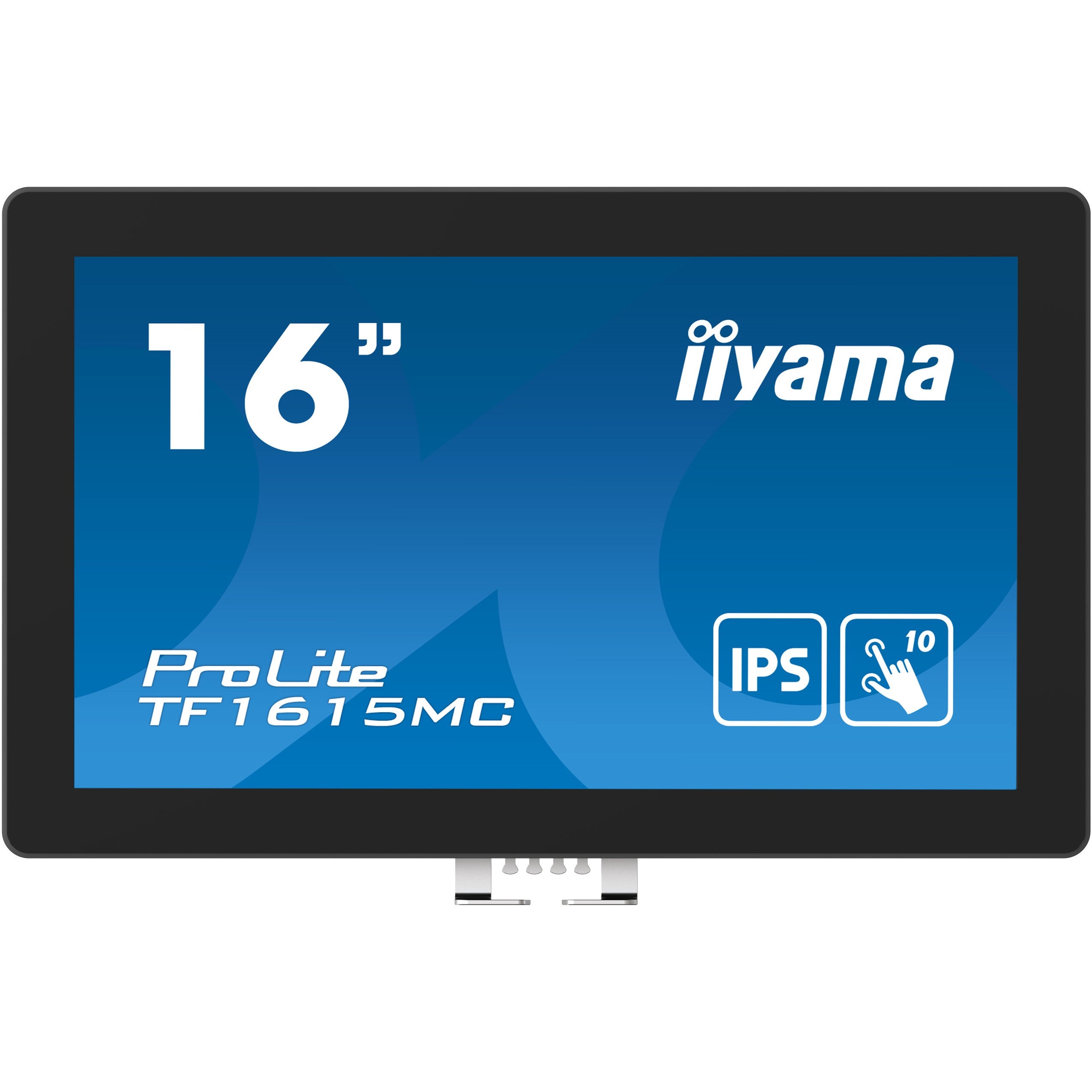 IIYAMA 39.5cm (15.6") TF1615MC-B1 16:9 M-Touch VGA+HDMI+DP retail