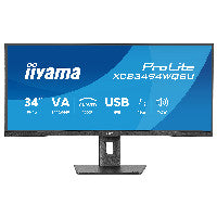 iiyama 86.7cm (34") XCB3494WQSU-B1 21:9 2xHDMI+DP+USB Curv – Ansicht 3