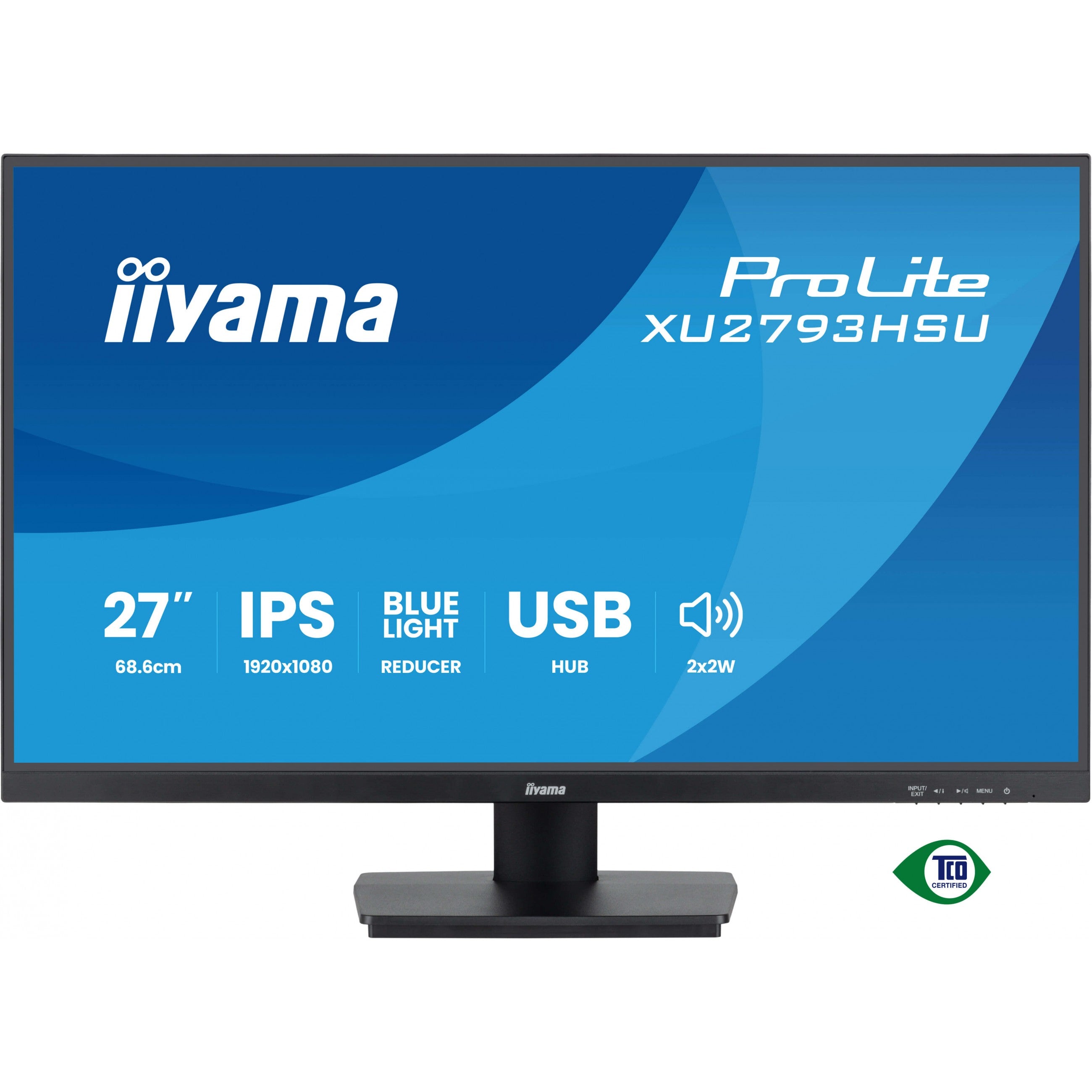 TFT 27.0/68.6cm iiyama ProLite XU2793HSU *schwarz* 16:9