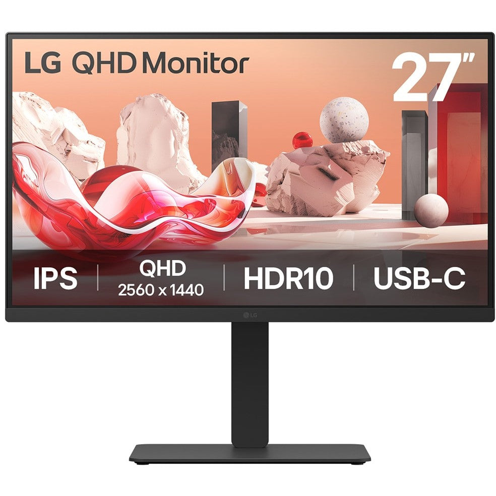 LG 27" 27BA75QB-B QHD DP HDMI IPS 16:9 HDR10