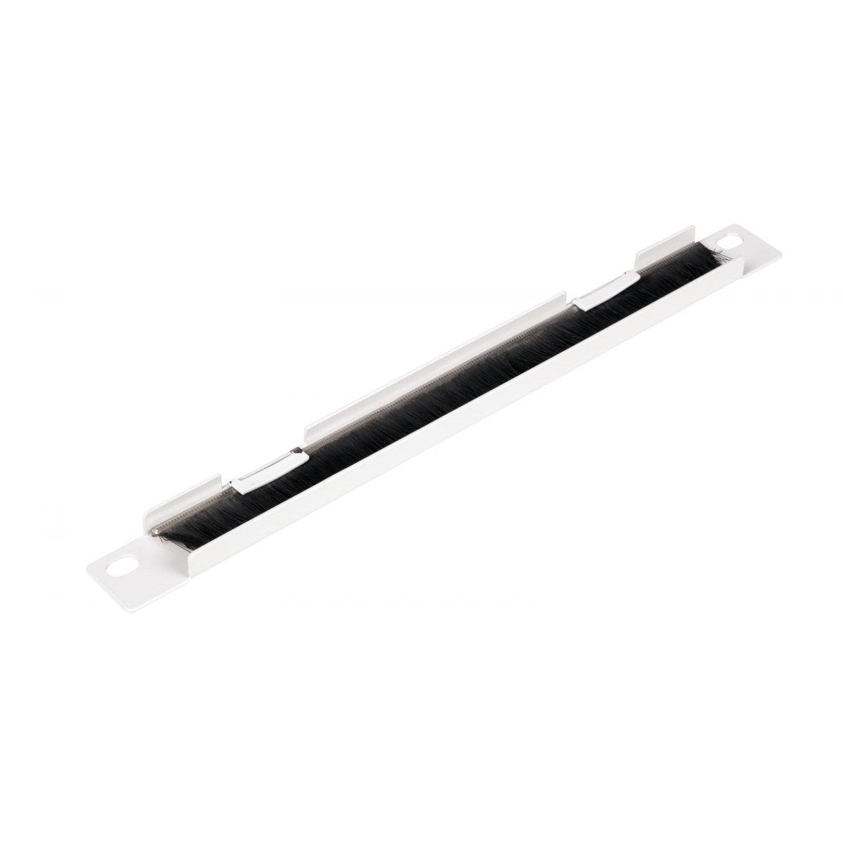 Equip 10" Kabeldurchführung mit Bürsteneinsatz. 1U grau
