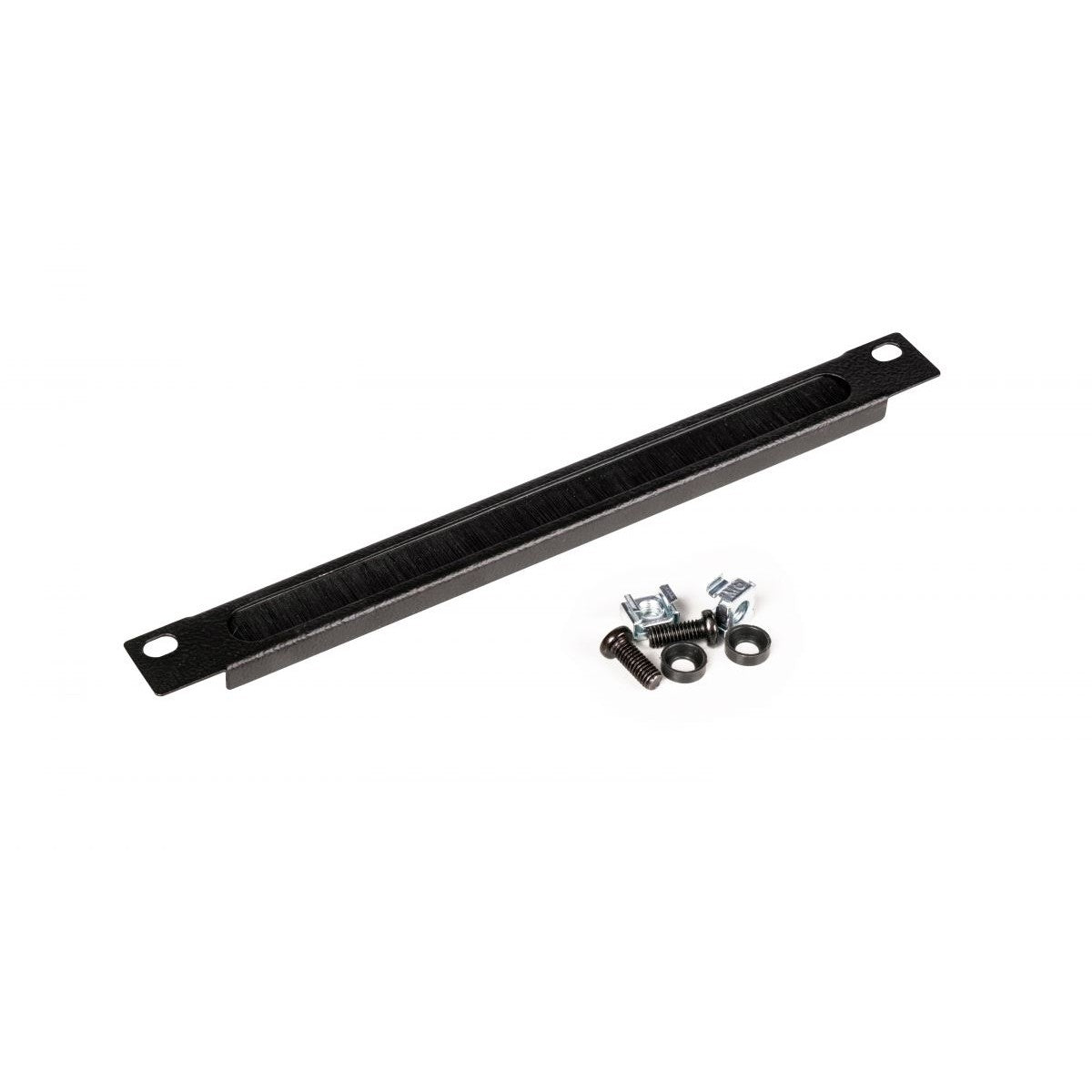 Equip 10" Kabeldurchführung mit Bürsteneinsatz. 1U schwarz