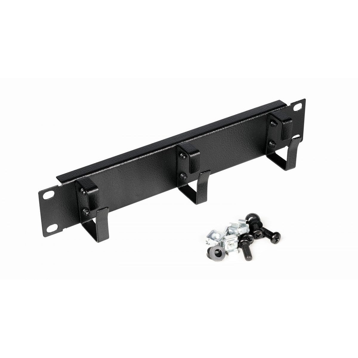 Equip 10" Kabeldurchführung mit Ringeinsatz. 1U schwarz