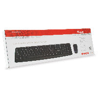 EQUIP Kabelgebundene Kombi Keyboard+Mouse. schwarz. spanisch – Ansicht 5