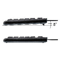 EQUIP Kabelgebundene USB Keyboard schwarz.US Layout – Ansicht 4