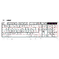 EQUIP Kabelgebundene USB Keyboard schwarz.US Layout – Ansicht 5