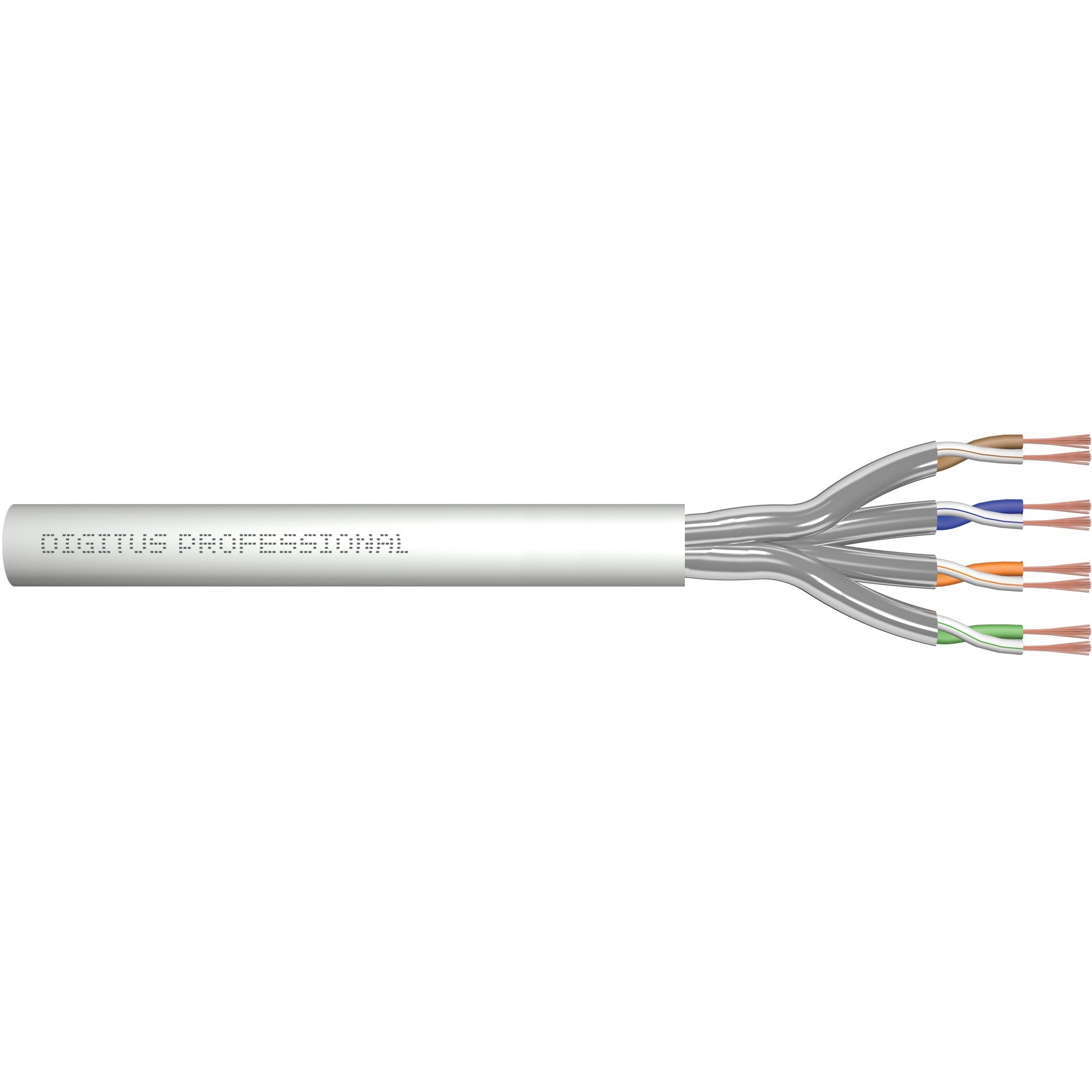 DIGITUS CAT 6A U/FTP Twisted Pair Roh-Patchkabel. 305m.grau
