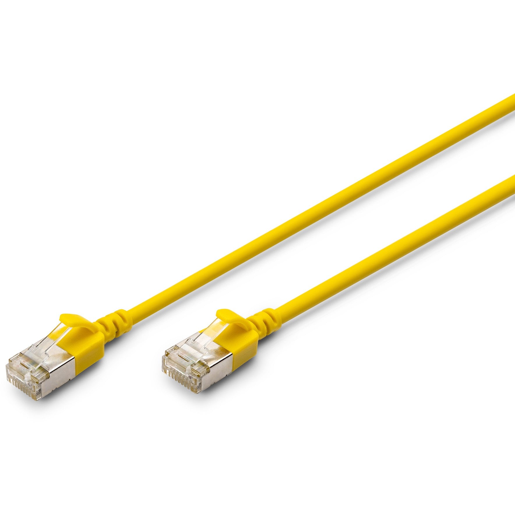 DIGITUS Patchkabel CAT 6A F/FTP Slim 2.00m gelb