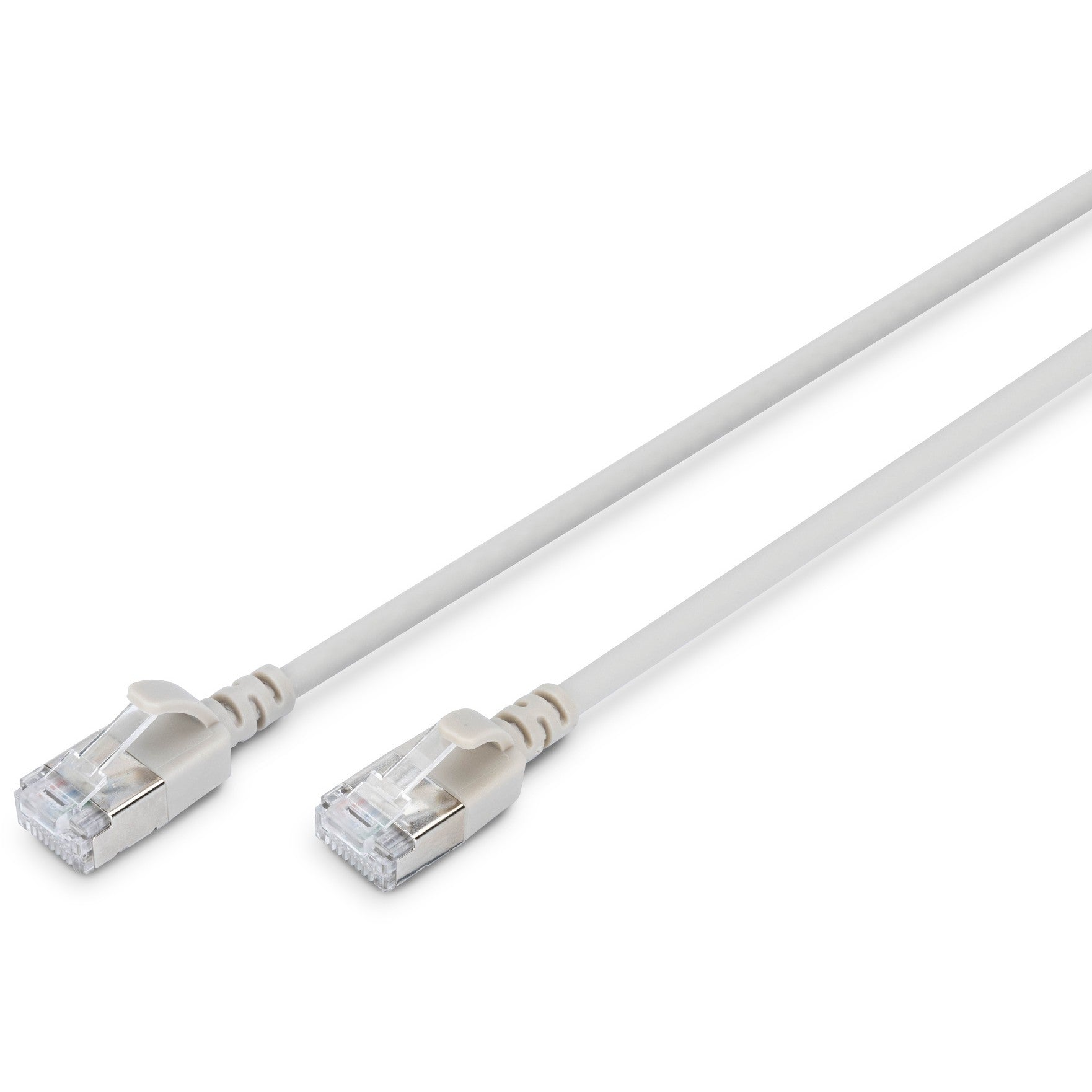 DIGITUS Patchkabel CAT 6A F/FTP Slim 2.00m grau