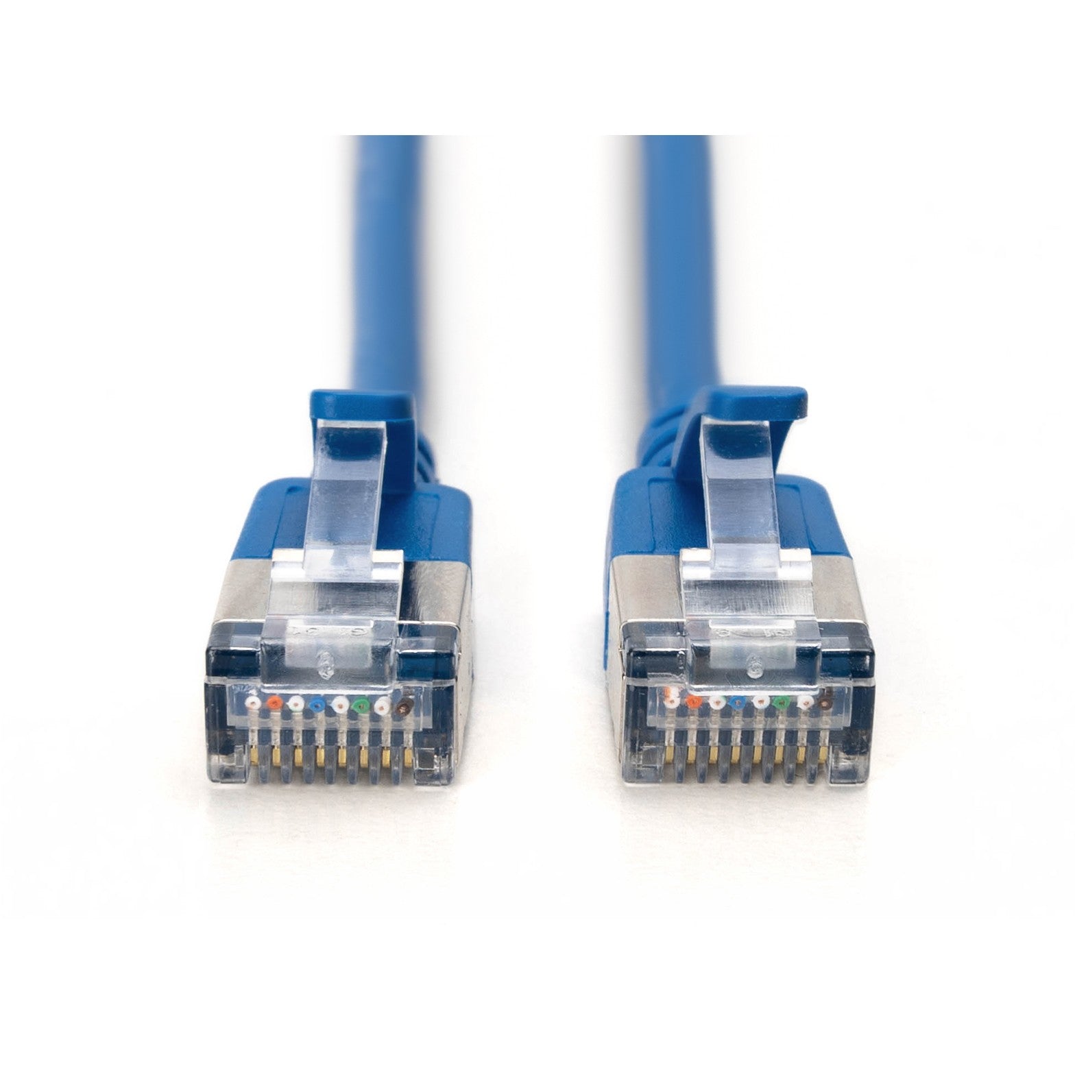 DIGITUS Patchkabel CAT 6A F/FTP Slim 5.00m blau