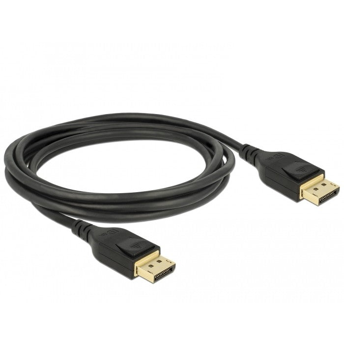 DELOCK DisplayPort Kabel 8K 60 Hz 3 m DP 8K zertifiziert