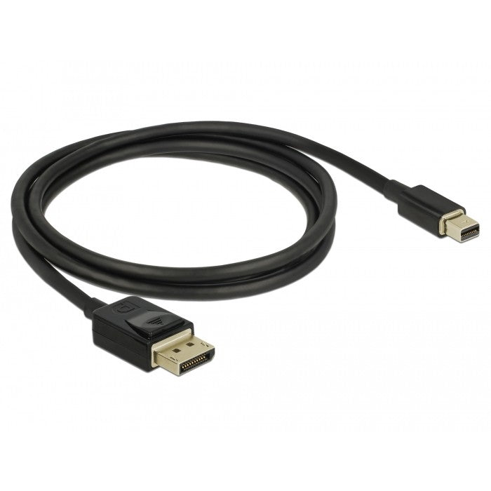DELOCK Mini DisplayPort zu DisplayPort Kabel 8K 60Hz 1m DP 8K zertifiziert