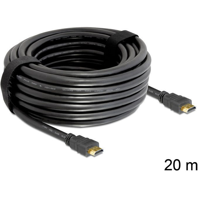 DELOCK Kabel High Speed HDMI mit Ethernet - HDMI A Stecker > HDMI A Stecker 20 m