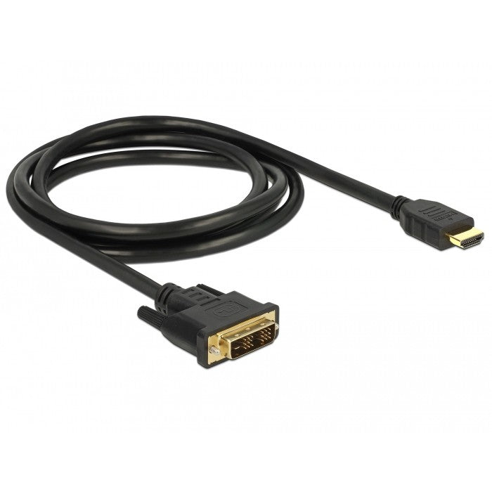 DELOCK Kabel DVI 18+1 Stecker > HDMI-A Stecker 1.5 m schwarz