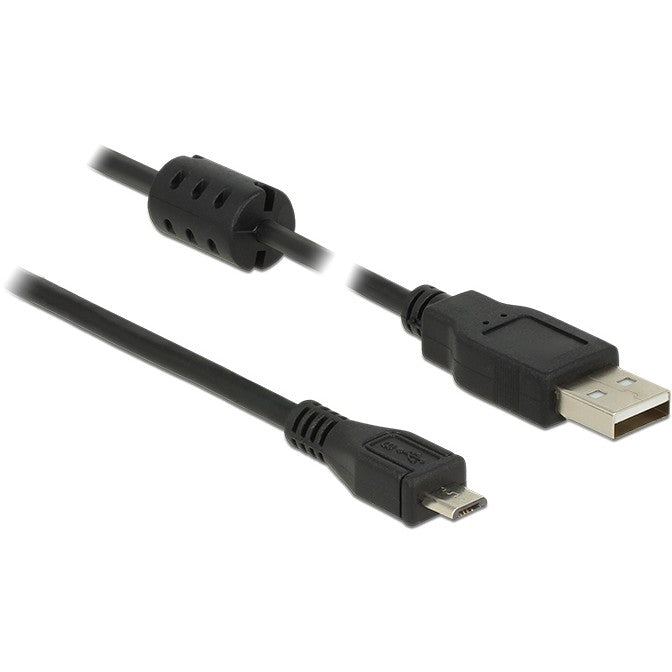 DELOCK Kabel USB 2.0 Typ-A Stecker > USB 2.0 Micro-B Stecker 0.5 m schwarz