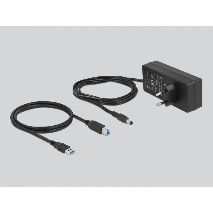 DELOCK Externer SuperSpeed USB Hub mit 7 Ports + Schalter