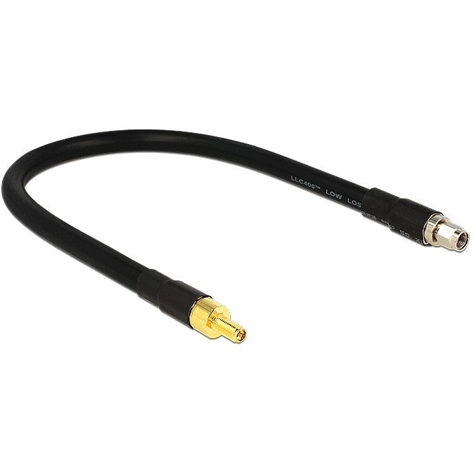 DELOCK HF RP-SMA Stecker > RP-SMA Buchse 0.4 m CFD400 low loss