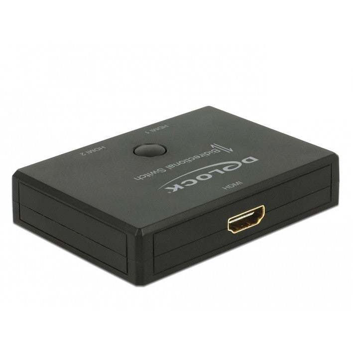 DELOCK HDMI 2 - 1 Umschalter bidirektional 4K 60 Hz