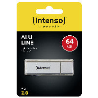 Intenso Alu Line USB-Stick 64 GB USB Typ-A 2.0 Silber