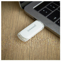 Intenso Flash Line USB-Stick 64 GB USB Typ-C 3.2 Gen 1 (3.1 Gen 1) Weiß