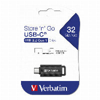 Verbatim Store 'n' Go USB-Stick 64 GB USB Typ-C 3.2 Gen 1 (3.1 Gen 1) Schwarz