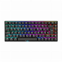 SHARKOON SKILLER SGK50 S3 PBT (schwarz. DE-Layout. Gateron G Pro 3.0 Yellow) – Ansicht 2